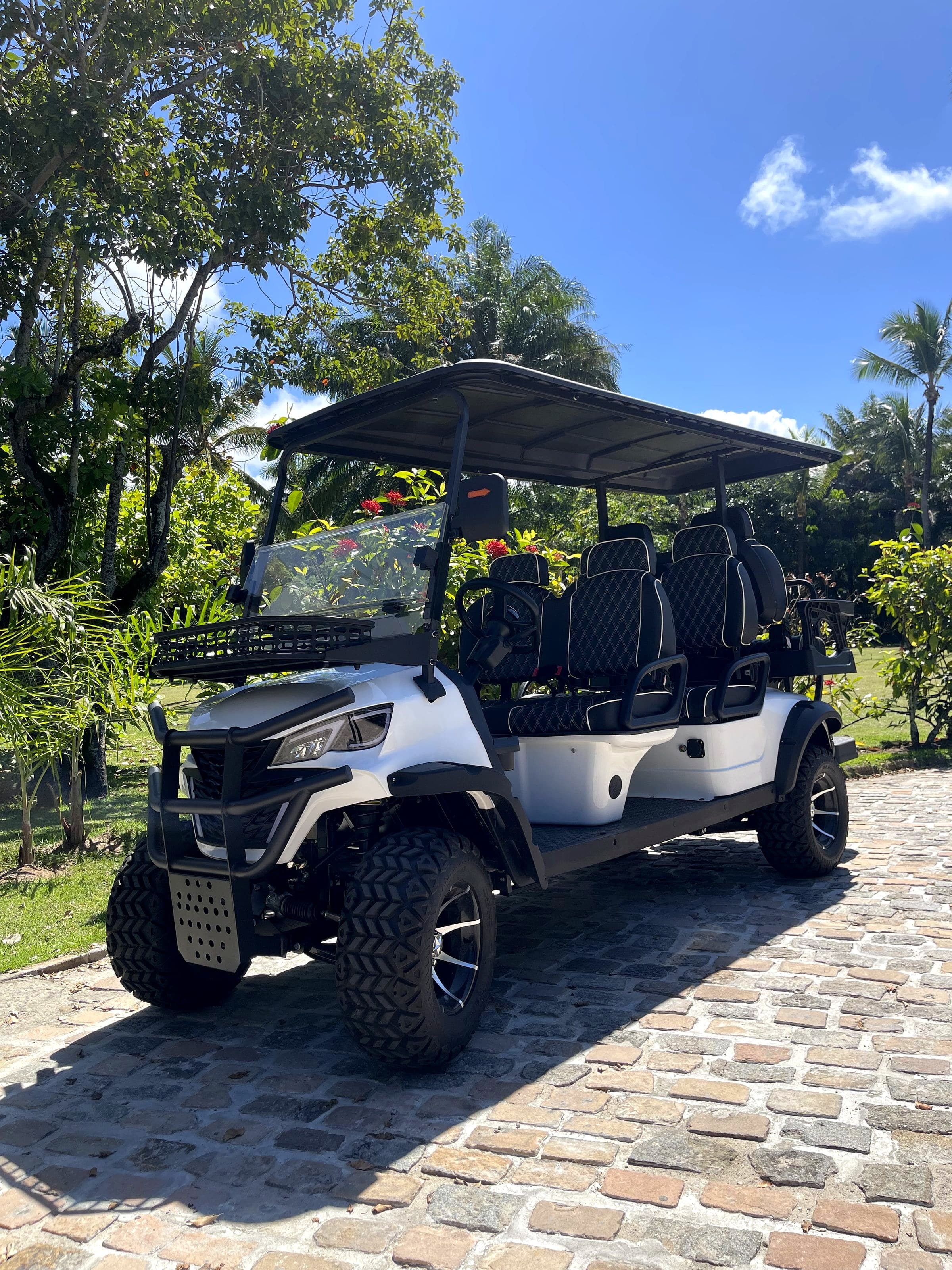 Golf car elétrico GCB de seis lugares